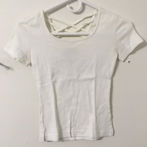 Derek Heart dressy Tshirt white size small